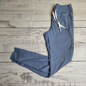 Halara Women's Softlyzero High Waisted Joggers Light Blue Size Medium Pockets